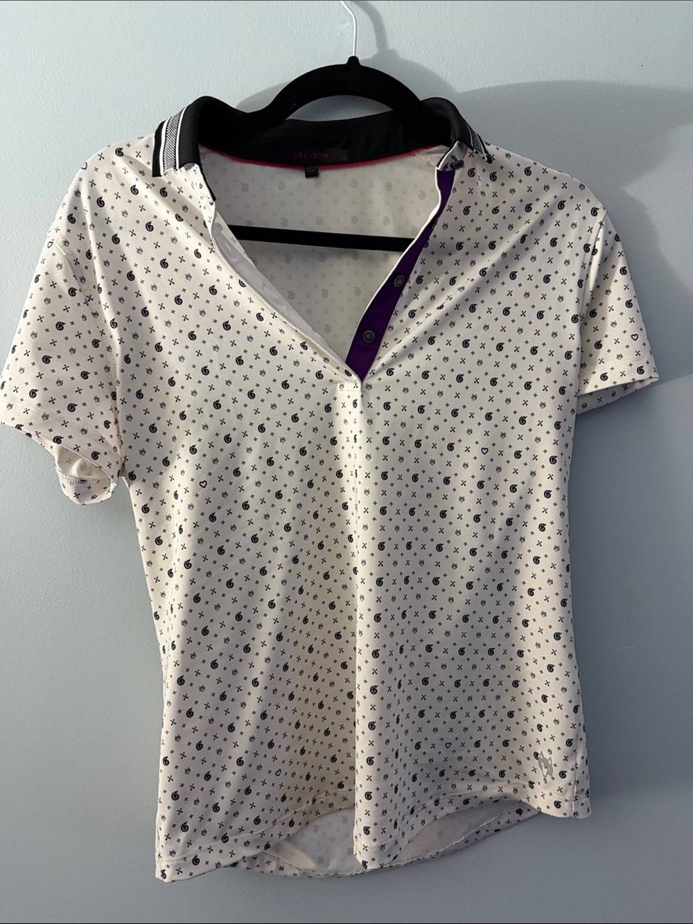 Greyson Patterned Polo